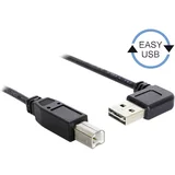 USB kabel USB 2.0 USB-A vtič\, USB-B vtič 2.00 m črna pozlačeni konektorji\, UL-certificirano 83375, (20416592)
