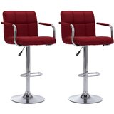 vidaXL Barski stoli 2 kosa vinsko blago, (20967612) | Shoptok.si