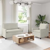  Set sofe 2 pcs Krem Baršun | shoptok.hr