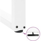  Noge za blagovaonski stol U-oblik 2 kom Bijele 80 x (72-73) cm Čelik | shoptok.hr