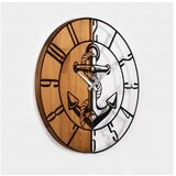 WALLXPERT wooden clock 58 zidni sat