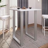 XXXL Barska Miza Xona B, Bela, Srebrna, 80x50 | Shoptok.si