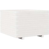  Vrtna sadilica bijela 70x70x49 5 cm od masivne borovine | shoptok.hr
