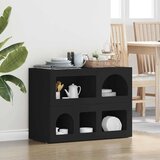  Kreveta Crna 80.5 x 35 x 59 cm Konstruirano drvo | shoptok.hr