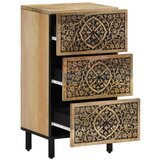 vidaXL Stranska omarica 40x33x75 cm trden mangov les | Shoptok.si