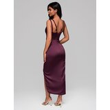 Edoti Women's midi dress with slim straps and a sweetheart neckline LIDIA DL | shoptok.hr