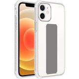 Cadorabo Ohišje, združljiv z jabolkom v sivi barvi - zaščitni pokrov, narejen iz fleksibilnega silikona TPU z držalom in stojalo, (20596477) | Shoptok.si