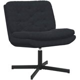  Stolac za opuštanje s rotacijom Crna 63 x 75 x 76 cm Baršun | shoptok.hr
