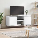 The Living Store TV omarica visok sijaj bela 104x35x50 cm inženirski les - TV Omarica, (21429856) Cene