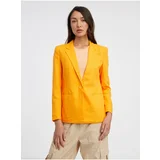 Only Orange Women's Linen Jacket Lola-Caro - Ladies