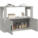  Komoda siva boja betona 80x30x60 cm od konstruiranog drva | Eponuda.com