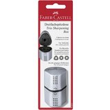 Faber-Castell Šilček Faber-Castell Grip, siva, dvojni | Shoptok.si