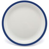  Plitvi Krožnik z Barvnim Robom, Kopoliester, 230mm | Shoptok.si