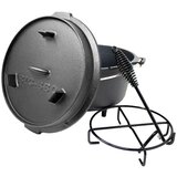 Klarstein Guernsey, vrhunski lonec iz litega železa, 9.0 barbecue lonec, lito železo, nogice, velikost L/9 qt/9 l Cene