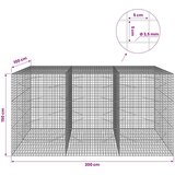  Gabion s žicom debljine 3,5 mm i mrežom 5x5 cm 300x100x150 cm | shoptok.hr