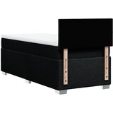  Krevet s oprugama i madracem crni 100 x 200 cm od tkanine | shoptok.hr