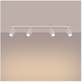 Nice Lamps Kremno bela stropna svetilka 6,5x81 cm Gleam – | Shoptok.si