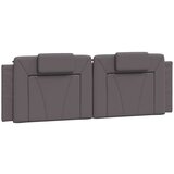 vidaXL Vzglavna stranica siva 160 cm umetno usnje, (21142507) | Shoptok.si
