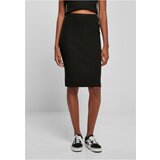 UC Ladies Women's ribbed midi skirt black Cene