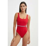 Tommy Hilfiger Jednodijelni kupaći kostim boja: crvena, mekane košarice, UW0UW05295