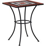vidaXL Bistro mizica z mozaikom terakota in bela 60 cm keramika, (20625119) Cene
