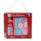 Spirit Spirit: komplet bele škatlice za malico in bidona z motivom bele mačke | Shoptok.si