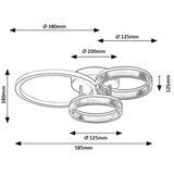 Rabalux Rivona Plafonjere ( 71473 ) | Eponuda.com
