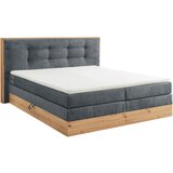 Livetastic POSTELJA BOXSPRING 180 cm x 200 cm , les, tekstil, leseni material antracit | Shoptok.si