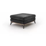 Windsor & Co Sofas tamno sivi puf s baršunastim navlakom Astre