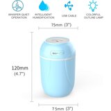 Venisymlis Prenosni Vlažilec, Mali Vlažilec S Hladno Meglo, Osebni Namizni Vlažilec Usb, (22060855) | Shoptok.si