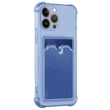  silikonska futrola clear sa dzepicem za samsung A145 / A146 galaxy A14 4G / 5G plava Cene