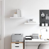  Plutajuće zidne police 2 kom bijele 50 x 23 x 3,8 cm MDF | Eponuda.com