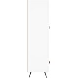  Visoka komoda bijela 69,5 x 31 x 115 cm od konstruiranog drva | shoptok.hr