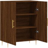  Komoda boja smeđeg hrasta 69 5x34x90 cm od konstruiranog drva | shoptok.hr