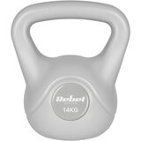 Rebel ACTIVE Girja rusko zvono kettlebell sa gumenom oblogom 14 kg, siva RBA-2322G-14 | Eponuda.com
