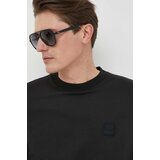 Boss Bombažna kratka majica črna barva | Shoptok.si