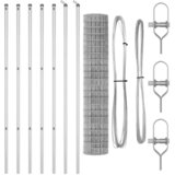 vidaXL Euro Ograda s 7 postova 1.5x10 m Galvanizirani čelik Cijene