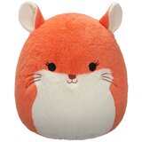 Squishmallows Fuzzamallows Erica, marelična činčila, 30 cm u