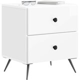  Noćni ormar Bijela visokog sjaja 43 x 34,5 x 47,5 cm | shoptok.hr