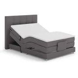električna nastavljiva postelja 120x200, boxspring, siva, murko new