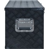  Skrinja iz aluminija 1085x370x400 mm črna - - črna - 12.65 - 2025--TOPSELLER | Shoptok.si