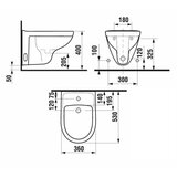 Jika H8303810003021 Lyra Plus viseči bide | Shoptok.si