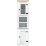  Kupaonski ormar Bijelo 50 x 40 x 185 cm Čvrsto borovo drvo | shoptok.hr