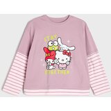 Sinsay Dvoslojna pamučna majica Hello Kitty | shoptok.hr