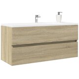 Ormarić za umivaonik boja hrasta sonome 100x38,5x45 cm drveni Cijene