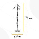 Lesnina XXXL STOJEČA SVETILKA 52/170 cm | Shoptok.si