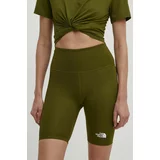 The North Face Športne kratke hlače ženske, zelena barva, NF0A87JUPIB1