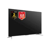 Tcl QLED televizor 65C645, 4K Ultra HD, Smart TV, Android, Google TV, 120 Hz DLG, HDR 10+, HDMI 2.1, Metalik Sivi **MODEL 2023** | Eponuda.ba
