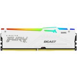 Kingston 16GB 6000MHz DDR5WRGBWhite RGB,Fury Beast (1x16GB),CL30, EXPO,XMP,1RX8, 288-pin 16Gbit | Eponuda.ba
