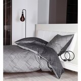 Janine POSTELJNINA 135/200 cm mako saten antracit | Shoptok.si